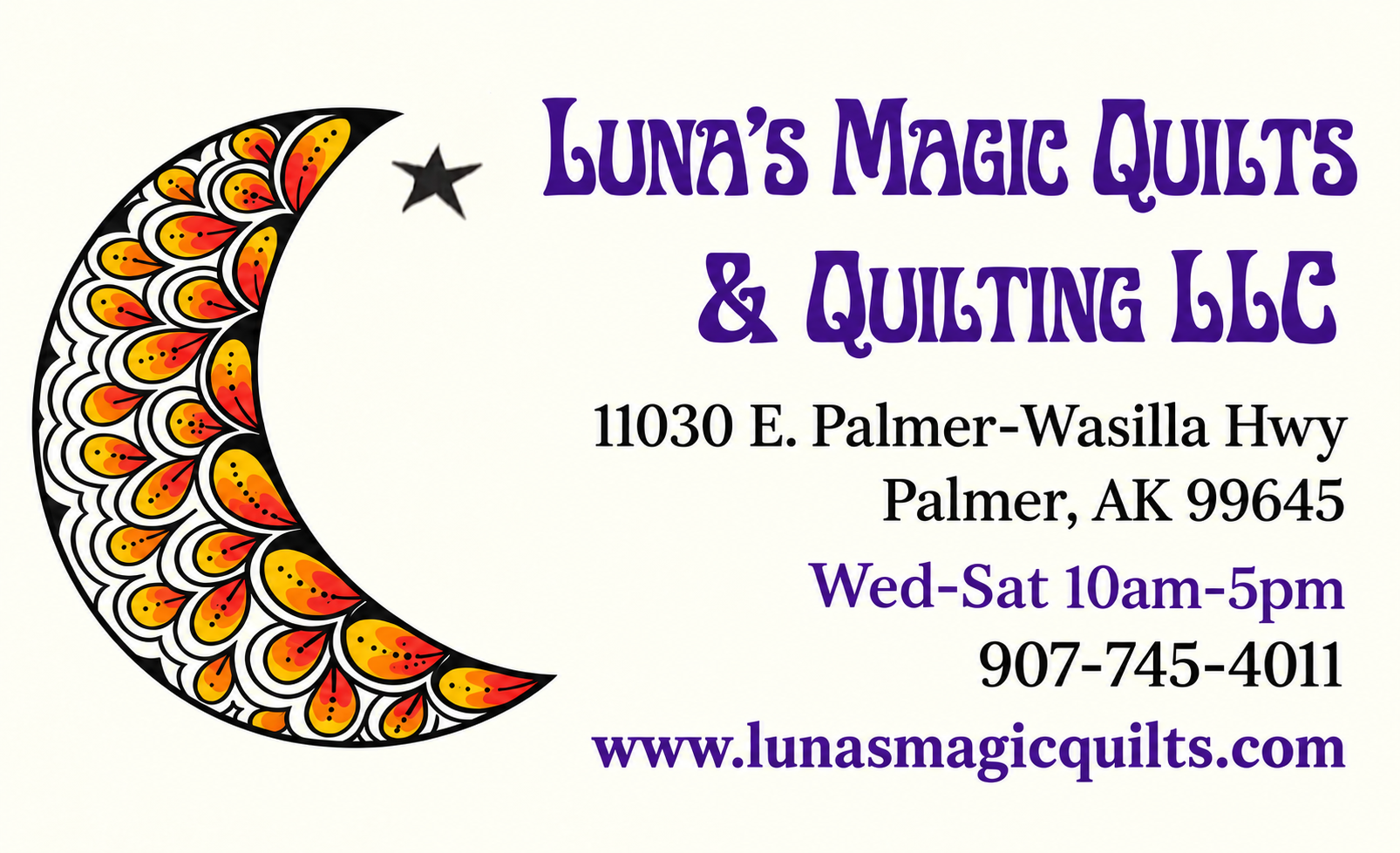 Logo-Luna's Magic Quilts and Quilting